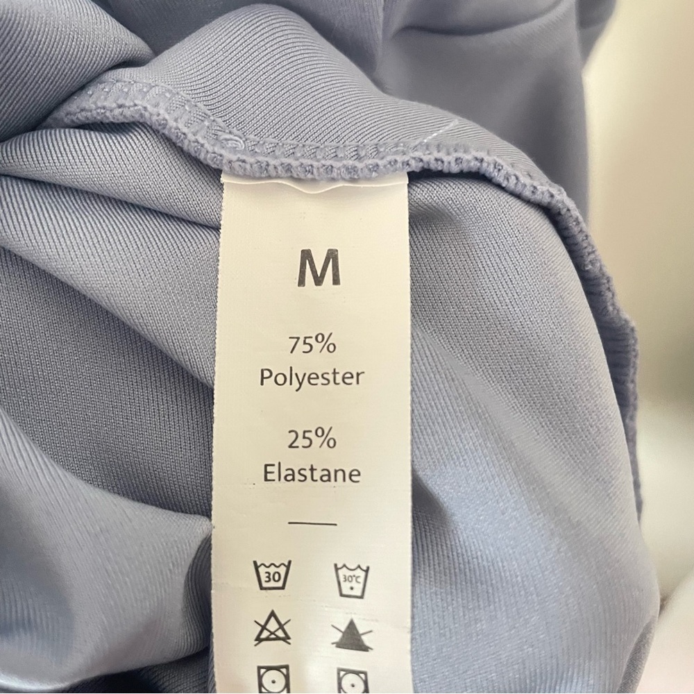 Halara Strappy Light Blue Grey Mini Active Dress - Picture 3 of 4